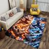 "Elemental Battle Print Carpet" suitable as a non-slip mat for the living room or bedroom sofa