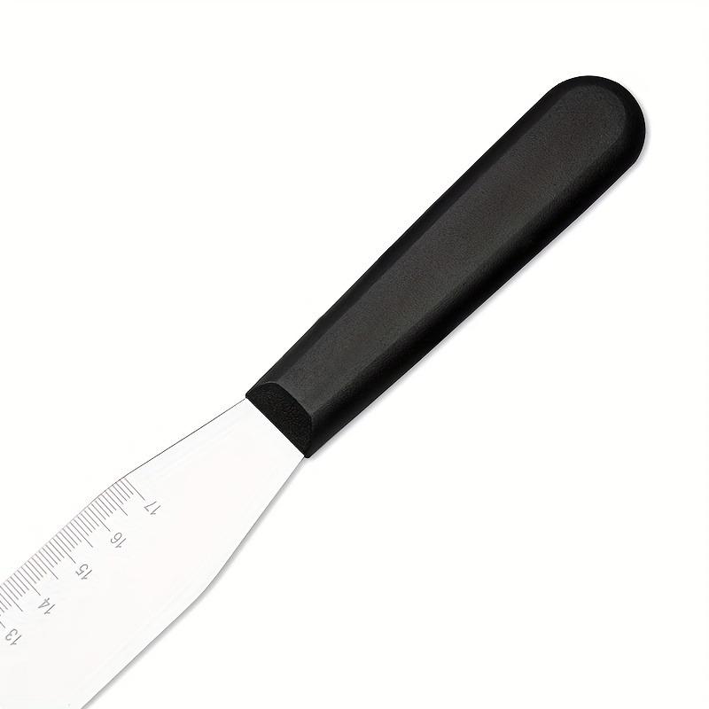 1PC cake smoother with scale inch, new and practical cake decoration smoother, cream scraper, 8 inch cake baking and decoration tool