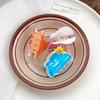 1pc Weather Series Grab Clip Fun Printed Hair Grab Small Top Clip Disc Hair Tail Clip Premium Shark Clip