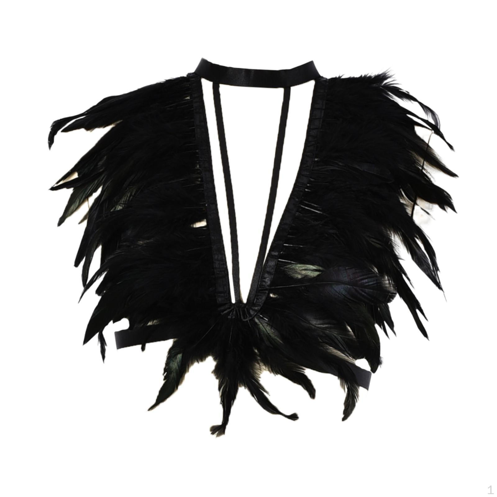 

Искусственные Фестивальные Перья Портупея Декоративный Бюстгальтер для Ролевых Игр Выступлений