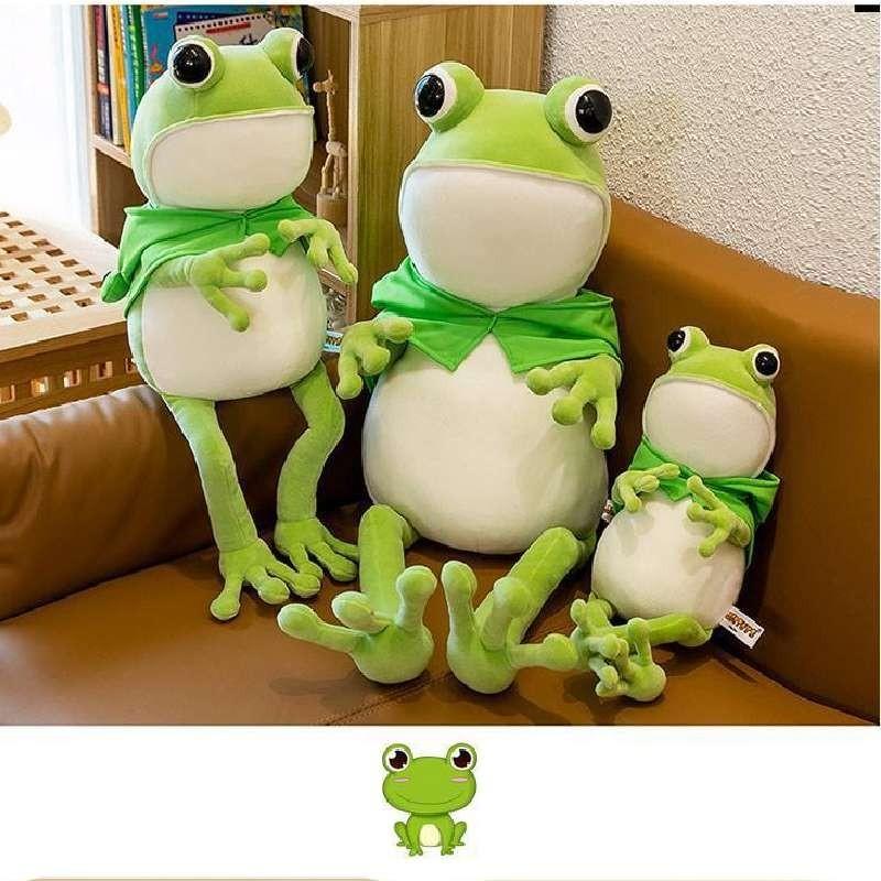 Cute New Frog Plush Toy Doll Cape Soft Frog Stuffed Toy Doll Children's Birthday Gift
