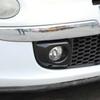 ABS Carbon Fiber/Bright Silver Car Front Fog Lamp Decorative Frame Cover For Fiat 500 2011-2015 Car Modification Accessories
