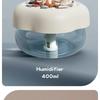 USB Cool Mist Humidifier with Night Light, Mini Portable Desktop Humidifier for Bedroom Office Home Travel, Quiet Air Humidifier for Moisturizing
