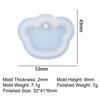 1/3PCS Keychain Pendant Silicone Mold DIY Moules Silicone Crystal Epoxy Resin Mold for Necklace Bracelet Jewelry Making Findings