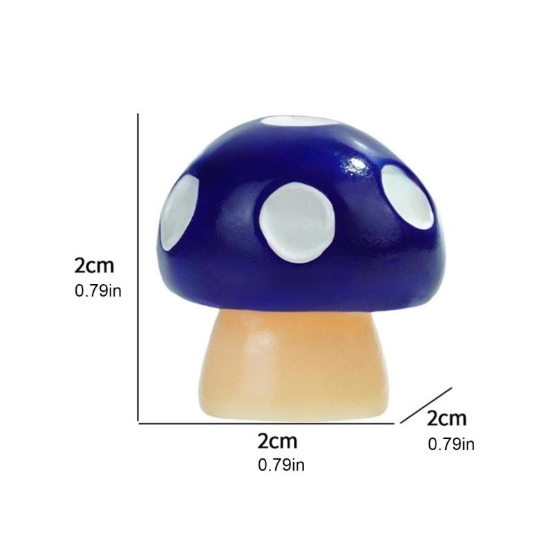 Resin Mushrooms for Outdoor and Indoor Use for Home Decoration Garden Projects Weather Resistant Miniature Ornaments