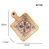 European-Style Wood-Patterned Ceramic Heat-Resistant Mats High-Temperature Resistant Kitchen Placemats Insulated Pot Mats