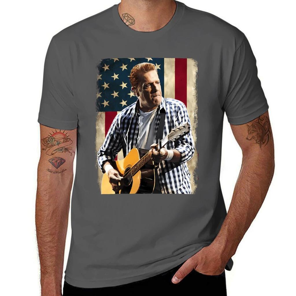 Vintage Pop Rock Band  The Long Run Tshirt Casual Loose Daily Wear Tshirt