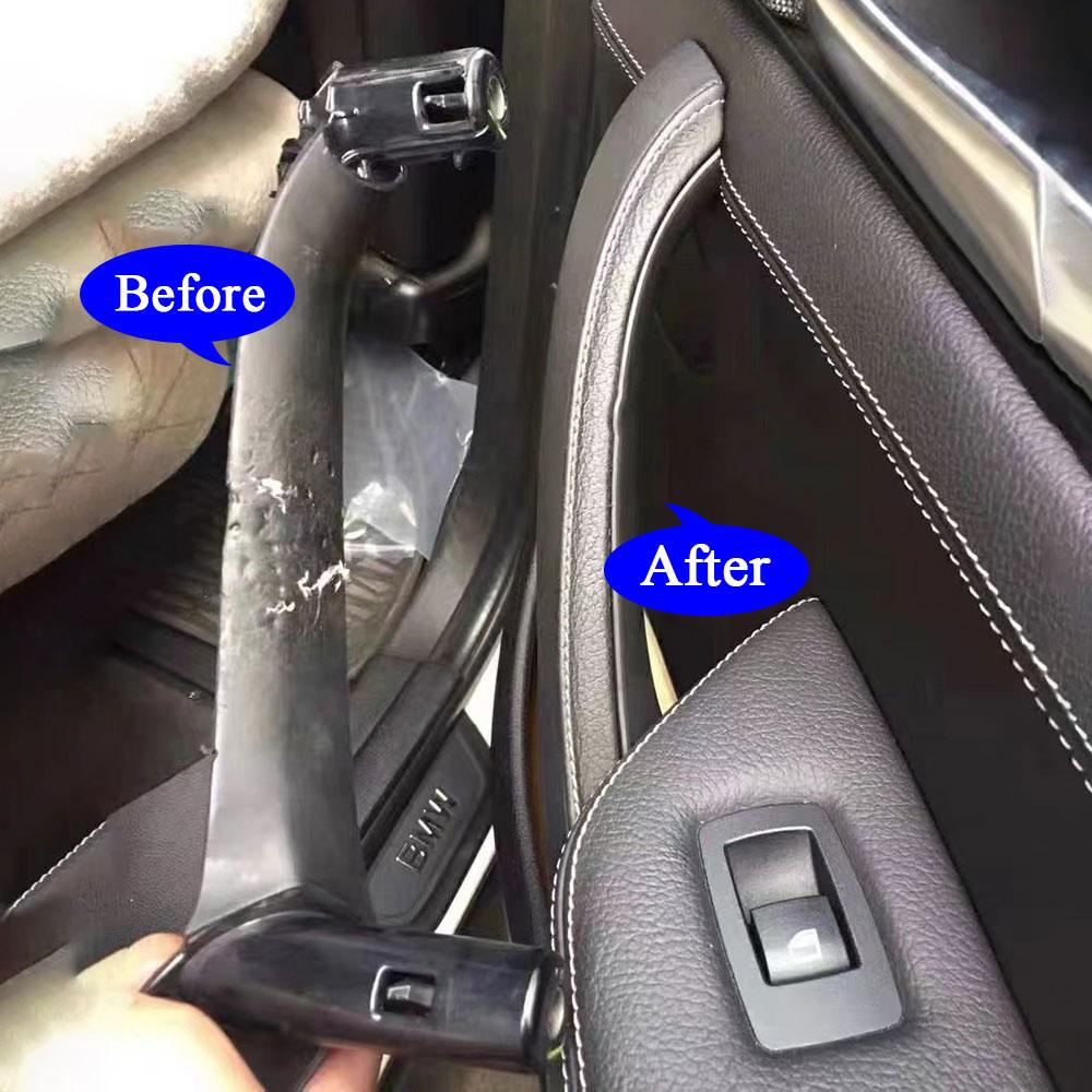 Car Interior LHD RHD Passenger Door Armrest Panel Cover Trim Pull Handle 4PCS Set For BMW X3 X4 F25 F26 2010-2016