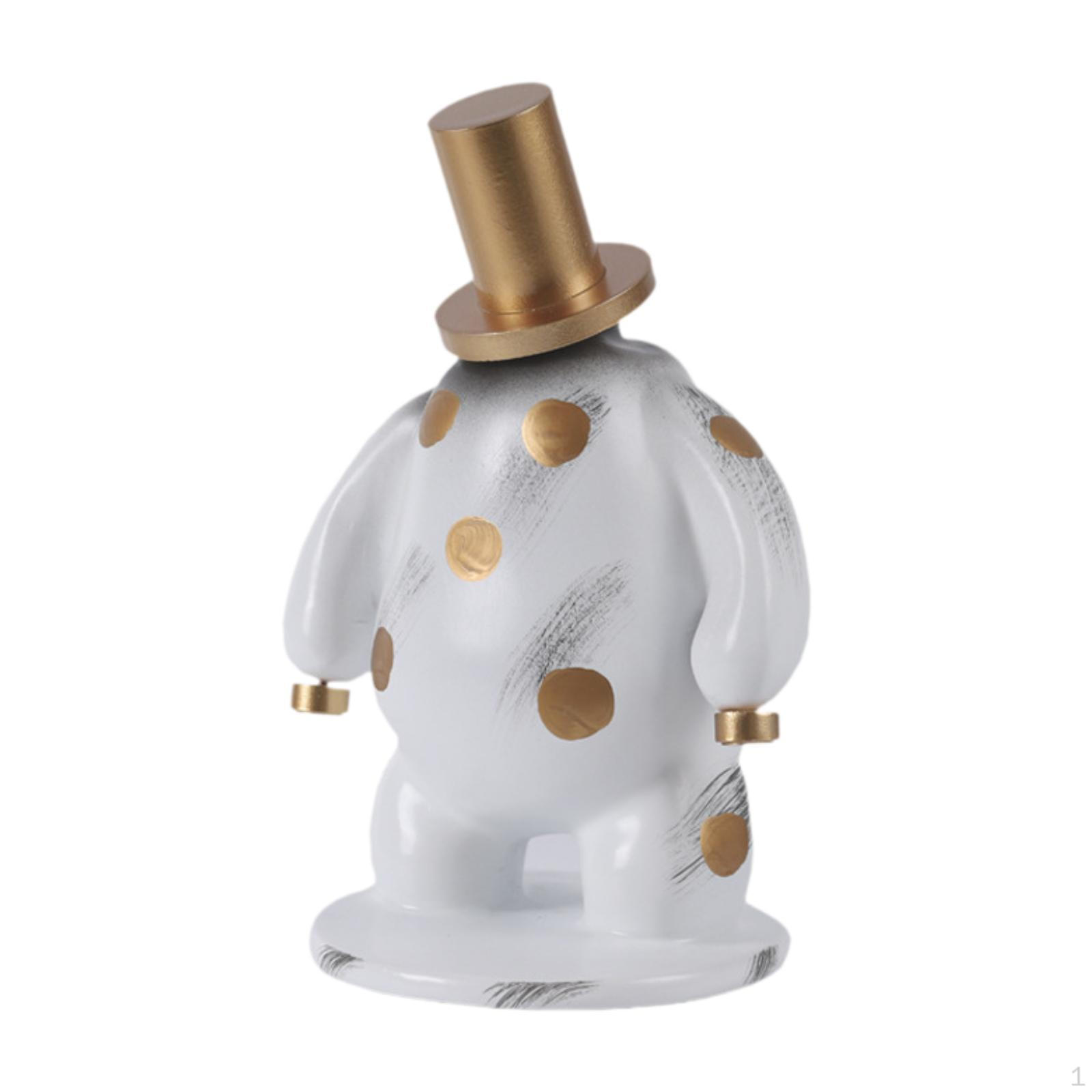 

Фигурка медведя, повреждение настольного стола из смолы, скульптура персонажа для спальни, гостиной Spotted Bear