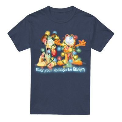 Garfield Unisex Adult Bright Holidays T-Shirt