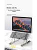 Foldable Aluminum Laptop and Tablet Stand with Cooling and Height Adjustment