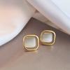 Female Square Temperament Earrings