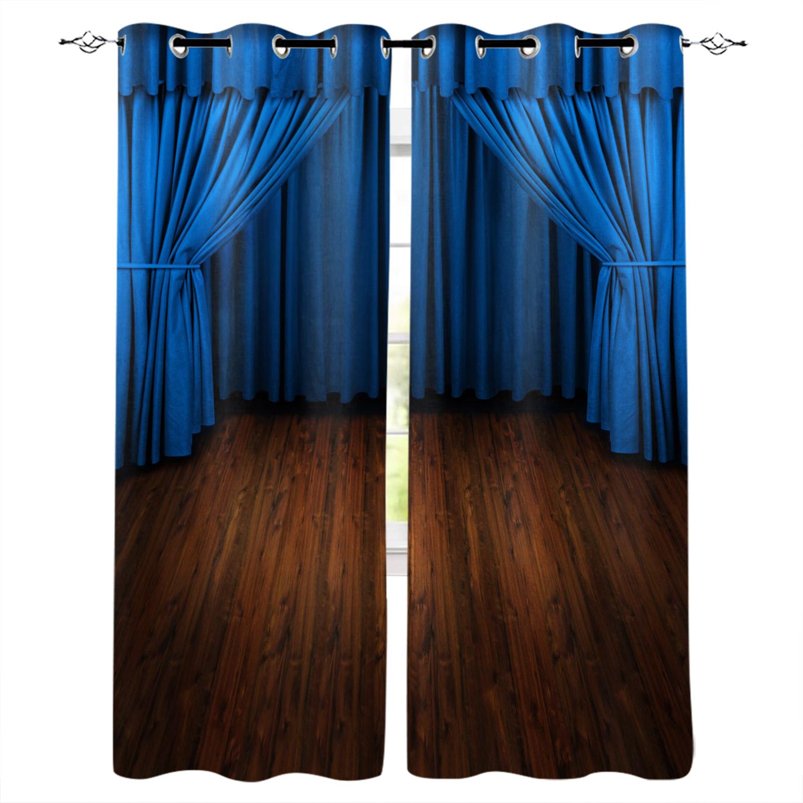 

Шестерня Деревянная Доска Текстура Ретро Роскошные Домашние Шторы Современные Домашние Принадлежности Гостиная Спальня Шторы на заказ 135W x 60H(cm)