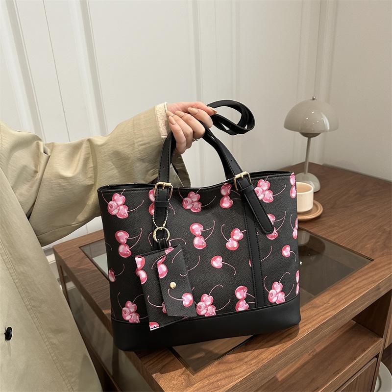 New Trendy Simple Shoulder Bag Women Fashionable and Versatile Crossbody Bag High Quality Classic Print Mother Daughter Bag