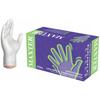 GLOVES - Latex Examination Gloves - Lightly Powdered - White - WHITE - M