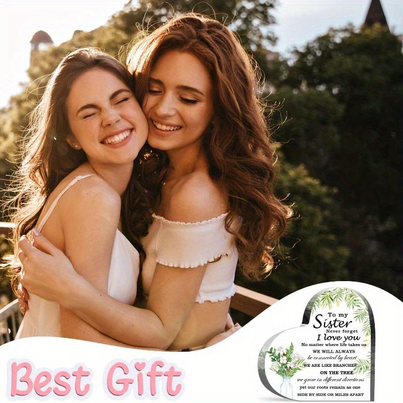 Sister Heart Keepsake - Meaningful Birthday Paperweight Gift from Sibling