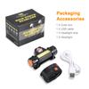 Q5+COB Bright Headlight Night Walking Headlamp Camping Hiking Head Lamp Rechargeable Outdoor Work