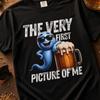 Funny Beer Drinking Shirt, Cool Sunglasses Mascot Graphic Tshirt, Sarcastic Bar Hopping Tee, Novelty Foamy Mug Top, Bachelor Birthday Gift