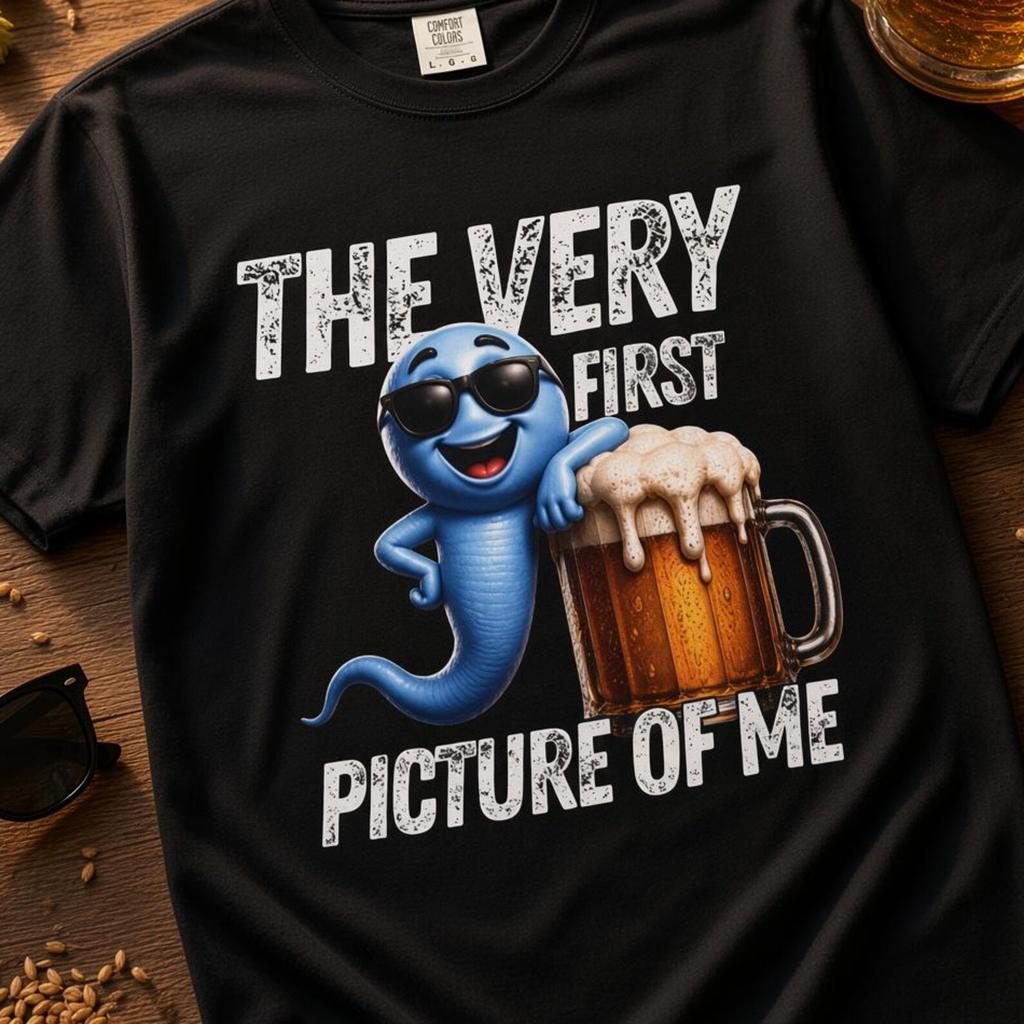Funny Beer Drinking Shirt, Cool Sunglasses Mascot Graphic Tshirt, Sarcastic Bar Hopping Tee, Novelty Foamy Mug Top, Bachelor Birthday Gift