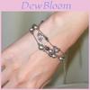 Star Shape Pearl Starry Sky Bracelet For Women Handmade Titanium Steel Jewelry Gift For Travel