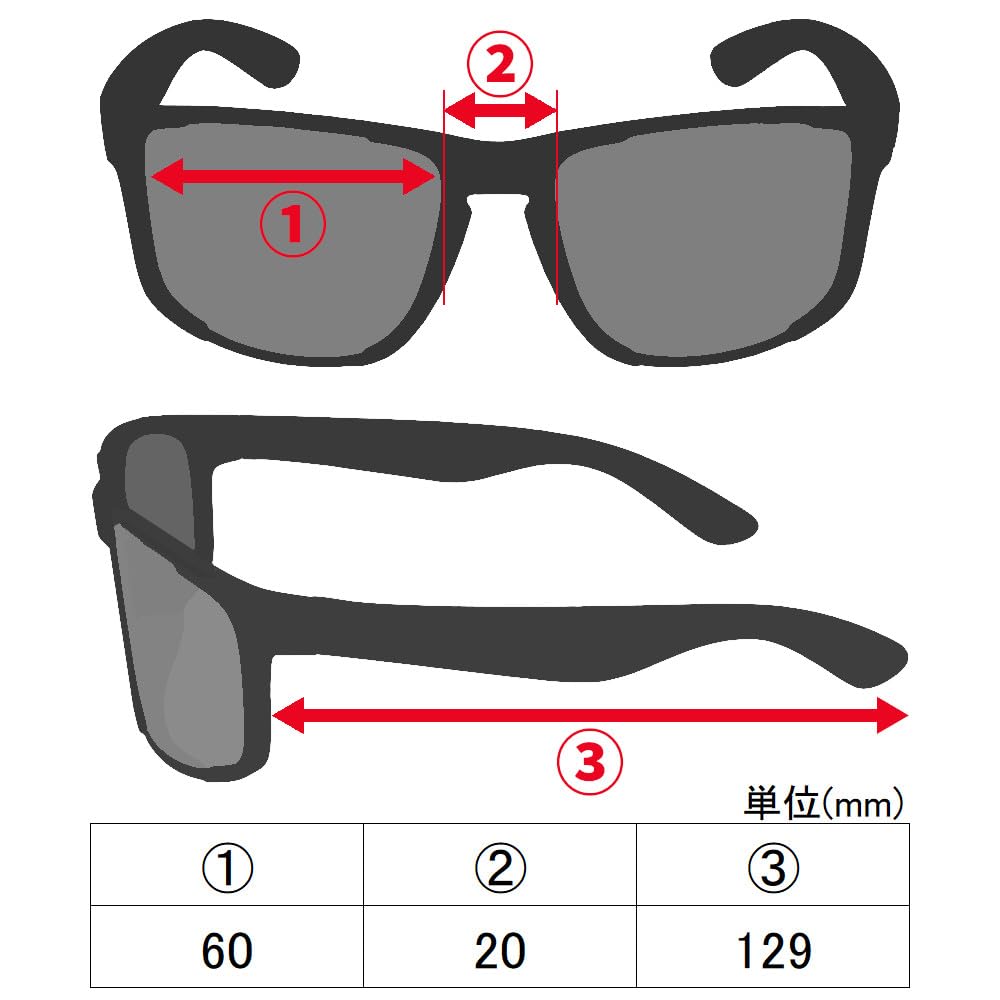 TAKAMIYA concept Polarized Large Wellington Mirror Lenses H.B Sunglasses, Style, Gray/Silver