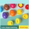 Wooden Educational Toy Twist Egg Shape Matching For Kids Learning And Cognitive Development