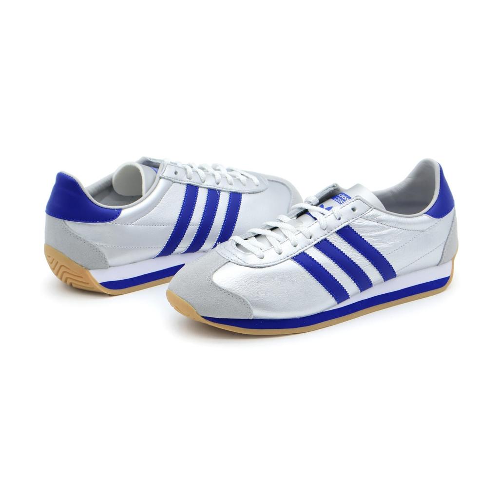 IE4230 Adidas Originals Country OG Matt Silver Bright Blue White (Men's)
