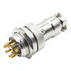 T&I Gx16/Gx12/Gx20 Gold-Plated Aviation Socket Male&Female Connectors 2p/3/4/5/6/7/8/9/10/12/14/15 Pins Cable Connector