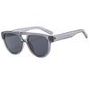 Fashion men's and women's sunglasses, personalized double-beam sports sunglasses, can be matched with degree flat glasses, anti-blue light glasses