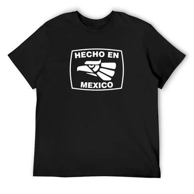 Fabriqué au Mexique T-shirt blanc archive bleue street wear mode coréenne vêtements pour hommes
