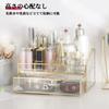 BelleLife Cosmetic Makeup Small Item Cosmetic Storage Transparent Glass and Desktop Lipstick Clear Nail Gel Makeup Brush Cute Storage, Storage,