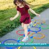 Super Fun Jumping Circle Indoor/Outdoor Game Circular Design Children Balance Agility Training Ground Entertainment Toy
