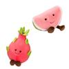 Fruit Watermelon Dragon Corn Fire Man Plush Fruit Toy Doll Cute Gift Decoration