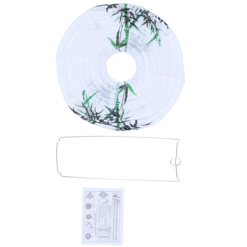 30cm Abażur Lampion Papierowy Styl Orientalny Dekoracja Świetlna Chiński , Bambus