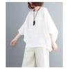 T-shirt Women's Korean Style Summer Women's Solid Color Foreign Style Loose Top