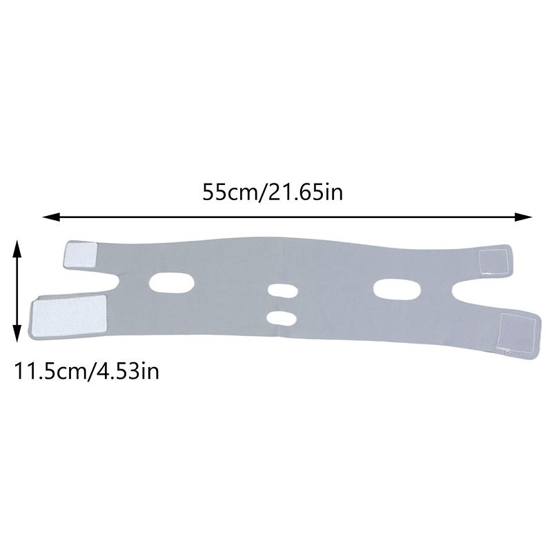 Vendaje adelgazante para mentón y mejillas para damas y hombres, moldeador en forma de V, mascarilla de estiramiento facial, banda antiarrugas, mascarilla para dormir, belleza