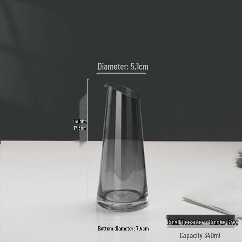 Shangqi Verdickte Glas-Weinkaraffe mit großem Fassungsvermögen