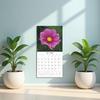 Wall Hanging Flowers Themed Wall Calendar 12 Month Planner Calendar 2026 Calendar Household Scenes