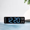 Wall-mounted Electronic Wall Clock Temperature Display Table Clock Digital LED Clocks  for Bedroom