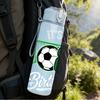 1PC Number Eight Soccer Birthday Mark 750ml Color Plastic Water Bottle Leakproof Flip Straw Lid For Sports Office Home Use