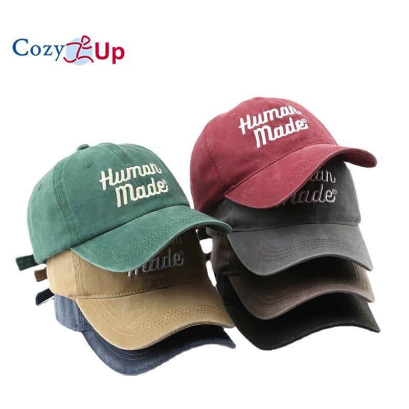 

Cozy Up Хлопок Бейсболка Унисекс Мода Повседневная спина Пряжка Солнце Шляпа Вышивка