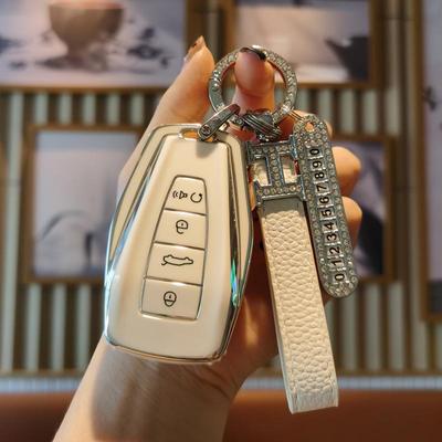 Geely Autoschlüsselhülle für Emgrand S, Xingyue, L, Boyue, Xingrui, Binyue, Binrui, Borui, Vision X6 – Schnallendesign