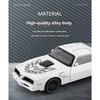 1/32 Pontiac Firebird Simulated Sound and Light Alloy Die-cast Car Model Supercar Car Model Children's Toy Car Ornaments