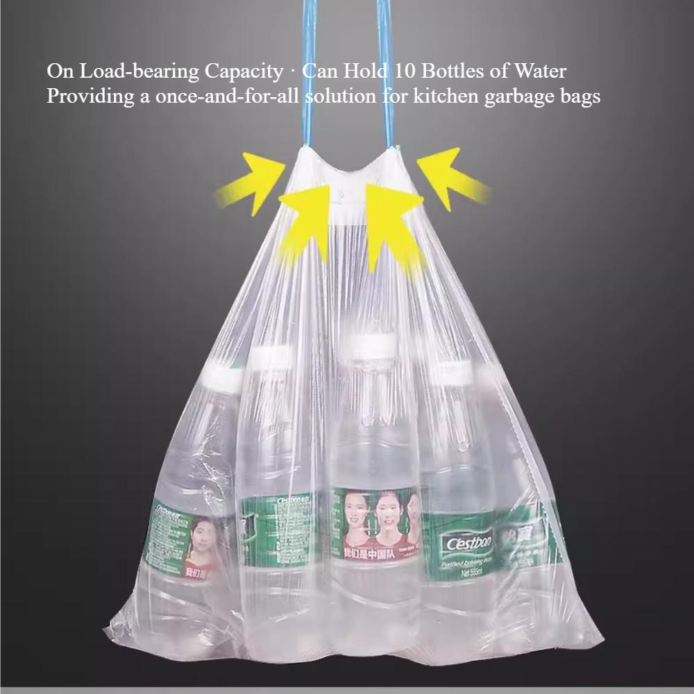 Thickened Large Drawstring Trash Bags - Home Kitchen/Student Dorm/Bathroom Use, Handheld Disposable Garbage Bags RQSL-WM-0063-3