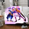 Colorful Fashion Friendship Flannel Blanket Super Soft Warm Cozy Blanket For Sofa Bed Office Travel Allseason Home Decor Gift