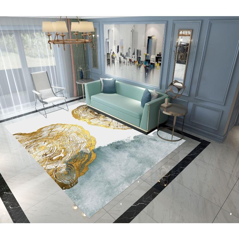 

Fashion Carpet Living Room Large Area Modern Light Luxury Coffee Table Household Easy Clean Bedside Blanket Bedroom Floor Mat 40x60cm