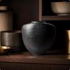 Aluminum Vase Sculptural Metal Minimalist for Shelf, Interior Designers
