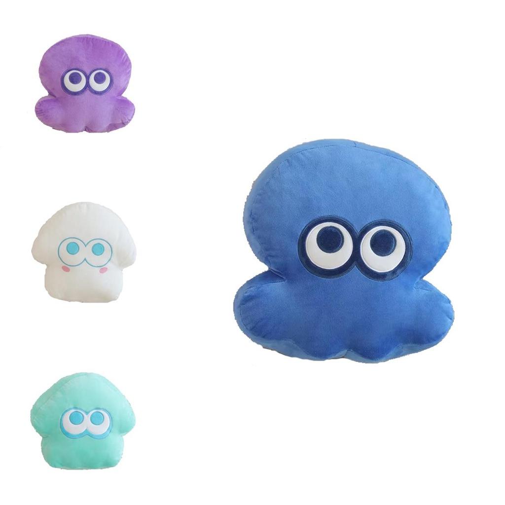 Splatoon Octopus Plush Pillow Cushion For Kids Orange Blue Yellow White Purple Red Dark Blue