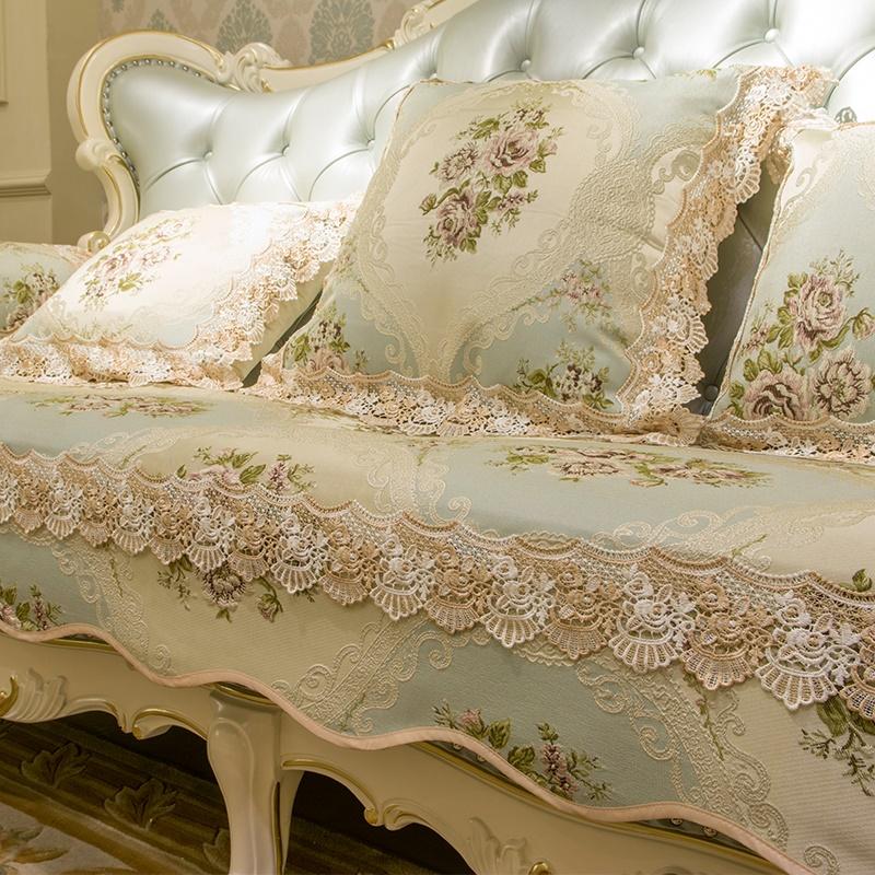 

Европейский чехол для дивана, роскошный жаккардовый диван, подушка, украшение для гостиной, универсальный для всех сезонов, нескользящий чехол для дивана, чехол 65x65