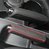 PU Leather Car Gears Handbrake Cover Shift Lever Cover Collars Handbrake Cover Hand Brake Anti-Skid Auto Parking Brake
